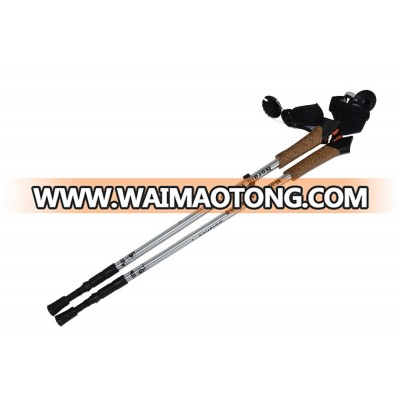 Cork Handle Telescopic Aluminium alloy 6061 Nordic Walking