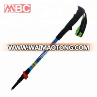 Outside Lock System Aluminum Collapsible Trekking Poles